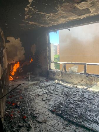 VÃ�DEO: IncÃªndio toma conta de apartamento na Ponta Verde, em MaceiÃ³