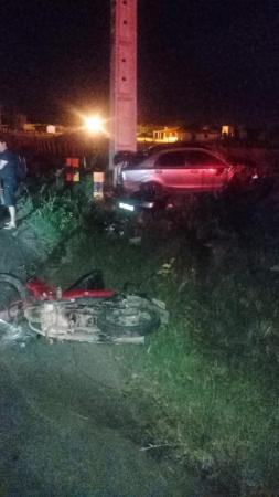 Motociclista morre após colidir com carro em Santana do Ipanema-AL 