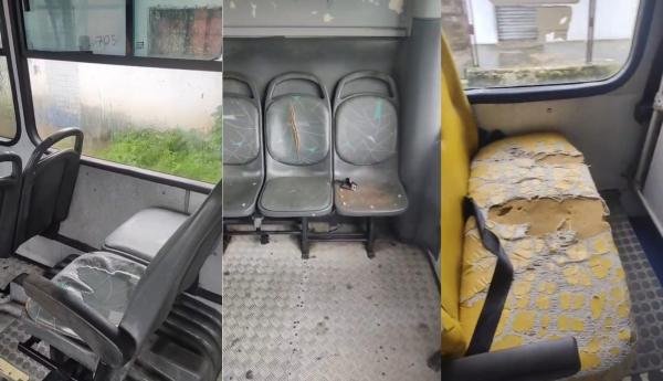 VÍDEO: Defensoria e MP encontram graves irregularidades em ônibus escolares da parte alta de Maceió