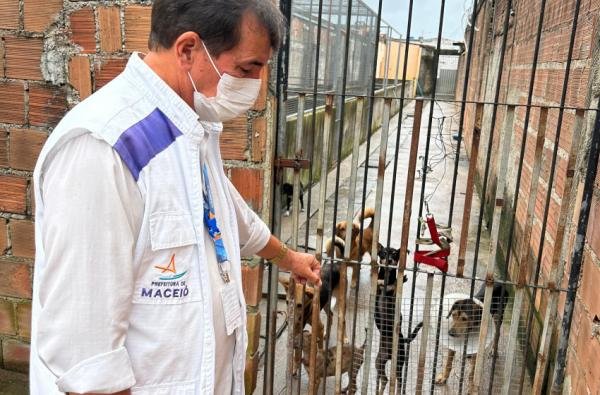 Vigilância Sanitária notifica abrigo de animais em Maceió