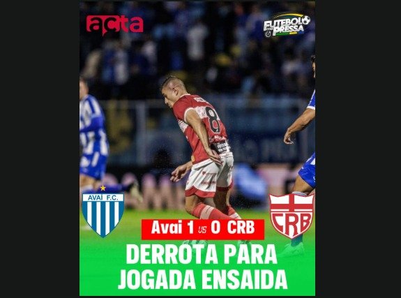João Vitor solta o pé no fim, e Avaí vence o CRB na marra na Ressacada