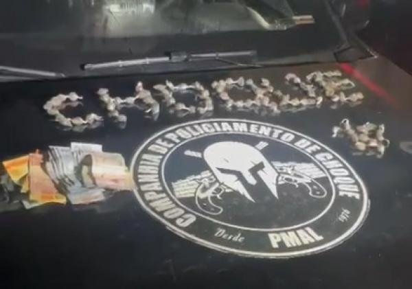 Homem é preso com drogas e dinheiro em operação do CPChoque em Rio Largo